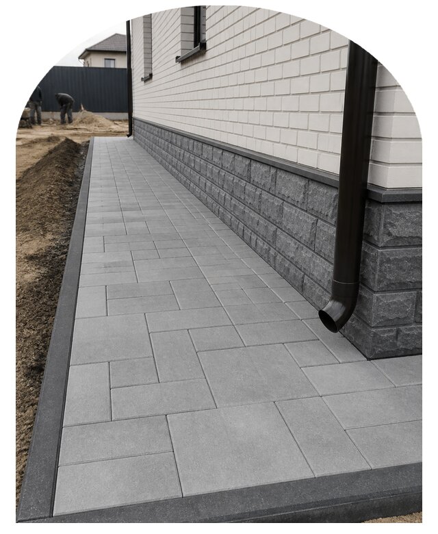 Отмостка вокруг дома в Таганроге по цене от 3258 р. | Метпроект-Тгн